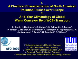 Part 1: Aircraft measurements during CONTRACE Stohl et al., submitted to J. Geophys. Res.