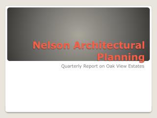 Nelson Architectural Planning