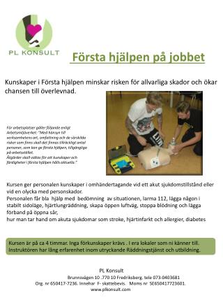 Första hjälpen på jobbet