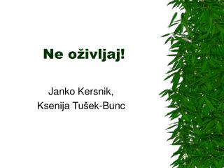 Ne oživljaj!