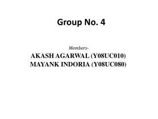 Group No. 4