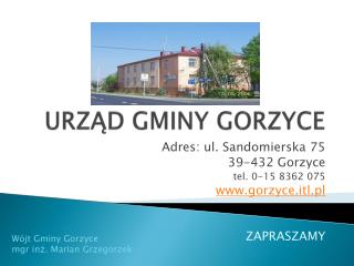 URZĄD GMINY GORZYCE