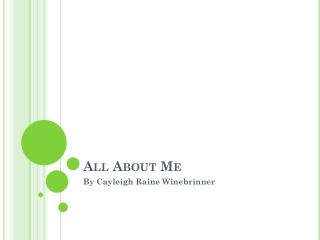 All About Me