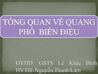 GVHD: GSTS Lê Khắc Bình HVTH: Nguyễn Thanh Lâm