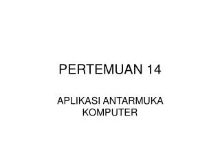 PERTEMUAN 14