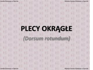 PLECY OKRĄGŁE