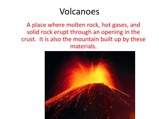 Volcanoes