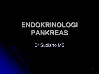 ENDOKRINOLOGI PANKREAS