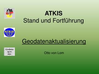 ATKIS Stand und Fortführung