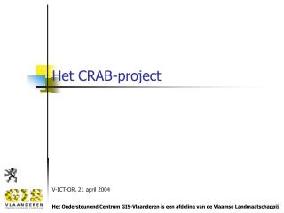 Het CRAB-project