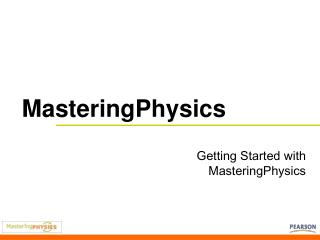 MasteringPhysics