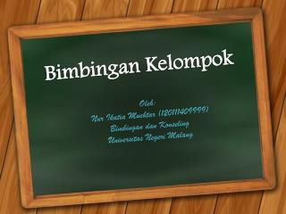 Bimbingan Kelompok