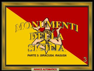 MONUMENTI DELLA SICILIA