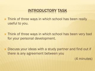 Introductory Task