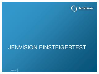 JenVision einsteigertest