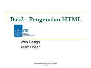 Bab2 - Pengenalan HTML