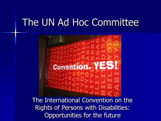 The UN Ad Hoc Committee