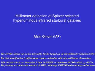 Millimeter detection of Spitzer selected hyperluminous infrared starburst galaxies