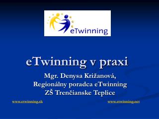 eTwinning v praxi