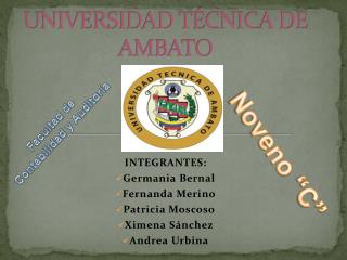 UNIVERSIDAD TÉCNICA DE AMBATO