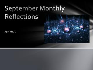 September Monthly Reflections
