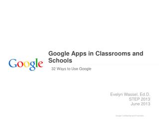 Google Apps in Classrooms and Schools 