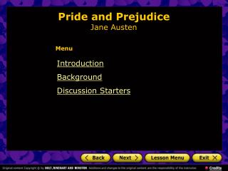 Pride and Prejudice Jane Austen