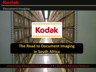 The Road to Document Imaging in South Africa