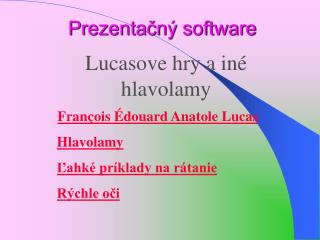 Prezentačný software