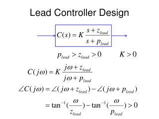 Lead Controller Design