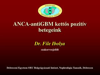ANCA-antiGBM kettős pozitív betegeink