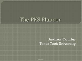 The PKS Planner