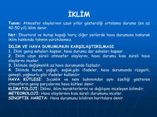 İKLİM