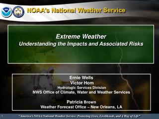 Extreme Weather Understanding the Impacts and Associated Risks