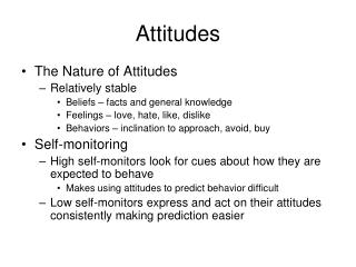 Attitudes