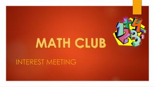 MATH CLUB