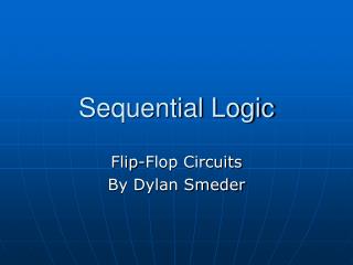 Sequential Logic