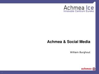 Achmea &amp; Social Media