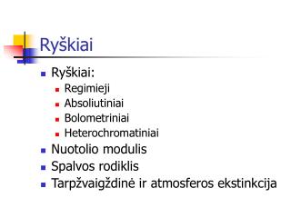 Ryškiai