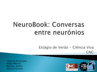 NeuroBook : Conversas entre neurónios