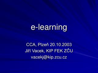 e-learning