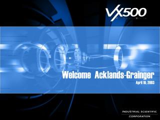 Welcome Acklands-Grainger April 16, 2003