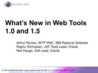 What’s New in Web Tools 1.0 and 1.5