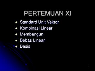 PERTEMUAN XI