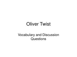 Oliver Twist