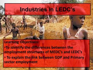 Industries in LEDC’s