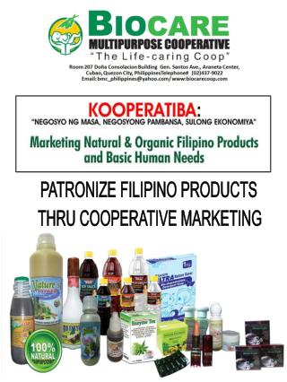 PATRONIZE FILIPINO PRODUCTS