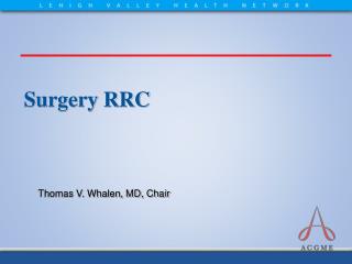 Surgery RRC
