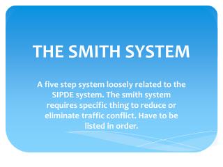 THE SMITH SYSTEM