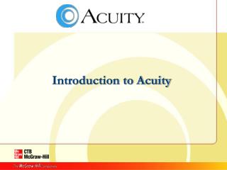 Introduction to Acuity